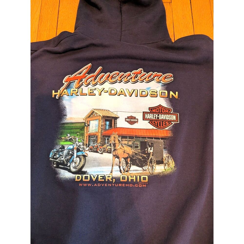 Adventure Harley-Davidson Hoodie, Dover, Ohio.